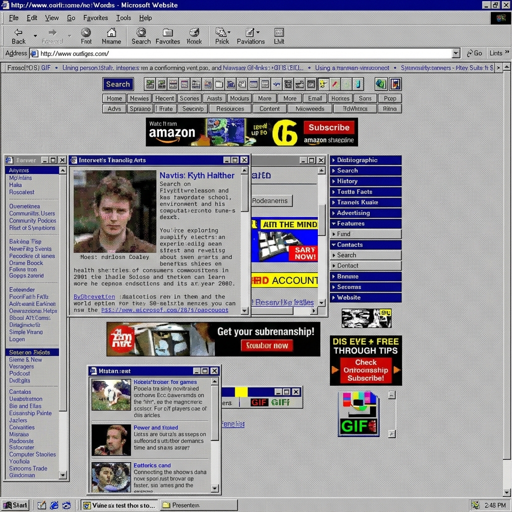 Outdated Website Design